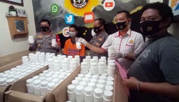 Ratusan Ribu Pil Koplo Disita dari Seorang Bandar di Sidoarjo