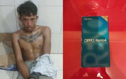 Bandit Bersenjata Parang Tumbang Dikepung Warga