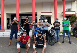 Bikin Resah Warga Surabaya Timur, Tiga Bandit Motor Ditembak