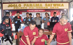 Dor! Tiga Bandit Pembobol Brankas Berisi Uang Rp 1,1 Miliar Ditembak