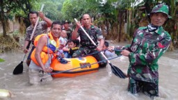 Banjir di Madiun, BPBD: Sentuh Tiga Meter