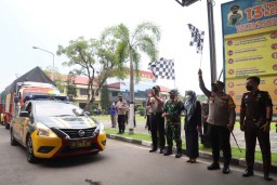 Bantuan dari Polres Mojokerto untuk Para Korban Gempa di Malang dan Lumajang