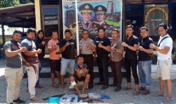 Rampas Motor Guru SD di Pasuruan, Begal Bersenjata Celurit Ditembak