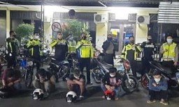 Belasan Pemuda Diduga Hendak Balap Liar di Kota Malang Diciduk