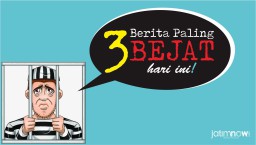 3 Berita Paling Bejat Hari Ini: Suami hajar Istri hingga Penggelapan
