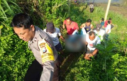 Bocah yang Hilang Tenggelam di Sungai Brantas Blitar Ditemukan