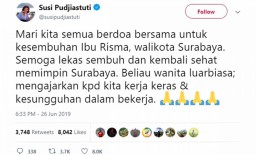 Bu Risma Trending Topic: Menteri Susi hingga Bupati Cak Ipin Mendoakan