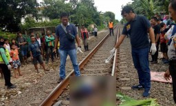Pria ini Tewas Tertabrak Kereta Api, Diduga Bunuh Diri