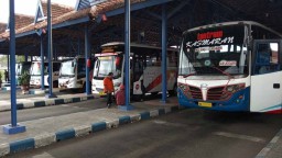 Pemudik Mulai Padati Terminal Patria Kota Blitar