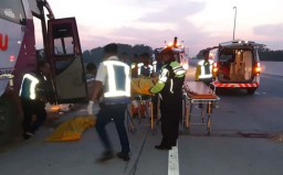 Kecelakaan Bus Rombongan Ziarah di Tol Gempol Dipicu Sopir Mengantuk