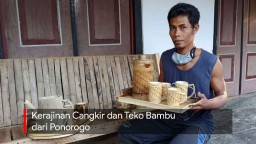 Video: Kerajinan Cangkir dan Teko dari Bambu di Ponorogo