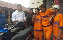 Dor! Komplotan Pencuri Spesialis Motor Petani di Malang Ditembak