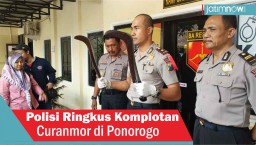 Video: Polisi Ringkus Komplotan Curanmor di Ponorogo