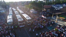 594 Calon Jemaah Haji asal Ponorogo Diberangkatkan ke Surabaya
