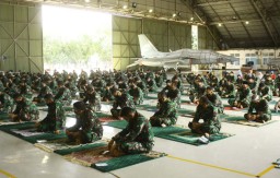 Doa Bersama Lintas Agama Digelar Serentak di Lanud Iswahjudi