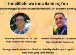 Tiga Dokter Spesialis RSU dr Soetomo Meninggal Dunia