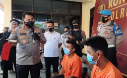 Todongkan Sajam Lalu Rampas Motor Sejoli di Mojokerto, Begal Sadis Didor!