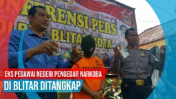 Video: Eks Pegawai Negeri Pengedar Narkoba Di Blitar Ditangkap