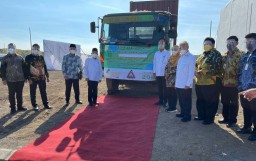 Wapres Ma'ruf Amin Lepas Ekspor Produk Halal UMKM Perdana dari HIPS Sidoarjo