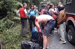 Rombongan Turis Kecelakaan di Sengkan Mayit Banyuwangi, 3 Orang Luka