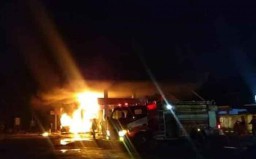 SPBU di Kota Malang Tersambar Mobil Terbakar yang Ditinggal Kabur Sopirnya