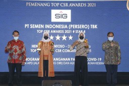 SIG Raih Tiga Penghargaan dalam Ajang TOP CSR Awards 2021