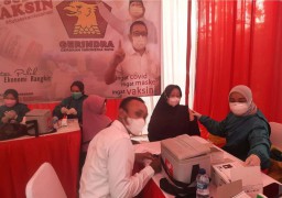 500 Dosis Vaksin Sinovac Disiapkan Gerindra untuk Warga Bojonegoro