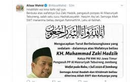Salah Satu Cucu Pendiri NU Dikabarkan Tutup Usia