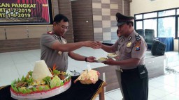 Potong Tumpeng Tandai Peringatan Hari Bhayangkara ke 73 di Magetan
