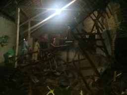 Hujan Disertai Angin Kencang Terpa Magetan