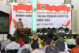 Sukseskan Pilkada 2018, Kapolres Madiun Beri Arahan 3 Pilar 