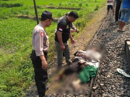 Tuntun Sepeda di Atas Rel, Kakek Ini Tewas Disambar Kereta Api