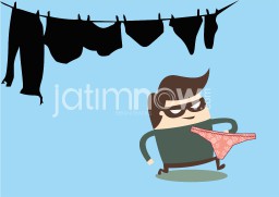 Tak Berani Nyatakan Cinta, Fauzi Curi Celana Dalam Gadis Pujaannya