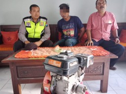Curi Pompa Air Milik Warga, Pemuda Ini Diciduk Polisi
