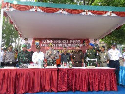 Operasi Pekat Semeru, Polres Pacitan Sikat Prostitusi Hingga Miras