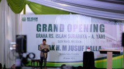 Wapres Jusuf Kalla Resmikan Gedung Graha Rumah Sakit Islam di Surabaya
