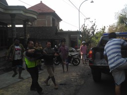 Belok Mendadak, Dua Motor di Ponorogo Bertabrakan