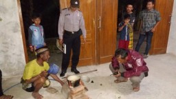 Giliran Sumur Bor di Ngawi Keluarkan Semburan Gas