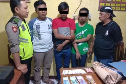 Digerebek Polisi, Pejudi ini Lari Tunggang Langgang
