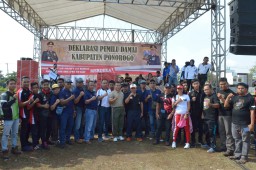 Masyarakat dan Polisi di Ponorogo Gelar Deklarasi Damai Pemilu 2019