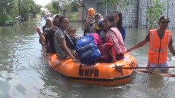 Banjir di Mojokerto Meluas, BPBD: 850 Warga Diungsikan