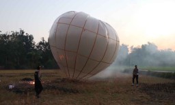 Polisi Amankan 18 Balon Udara di Ponorogo