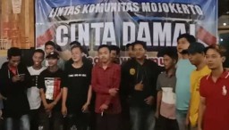 Jelang Putusan MK, Lintas Komunitas di Mojokerto Tolak Kerusuhan