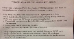 Surat Edaran RW Malang Jadi Viral di Medsos, ini Penjelasan Pemkot