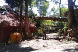 Bangunan di Petirtaan Jolotundo Rusak Tertimpa Pohon Tumbang