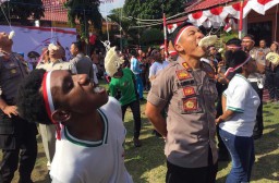 Serunya 21 Pelajar asal Papua Ikut Lomba Agustusan di Blitar