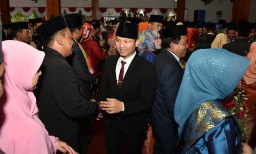 45 Anggota DPRD Trenggalek Dilantik, Ini Harapan Bupati Nur Arifin