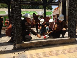 Klenteng Tri Dharma Probolinggo yang Terbakar Mulai Direnovasi