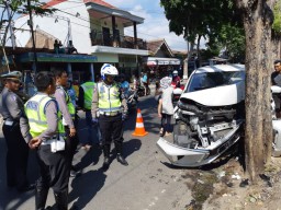 Xpander Tabrak Pohon, 5 Turis Rusia Terluka