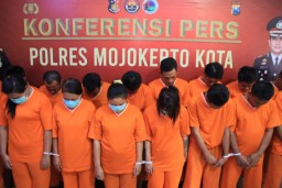 27 Tersangka Narkoba di Mojokerto Diringkus, 6 Diantaranya Emak-emak